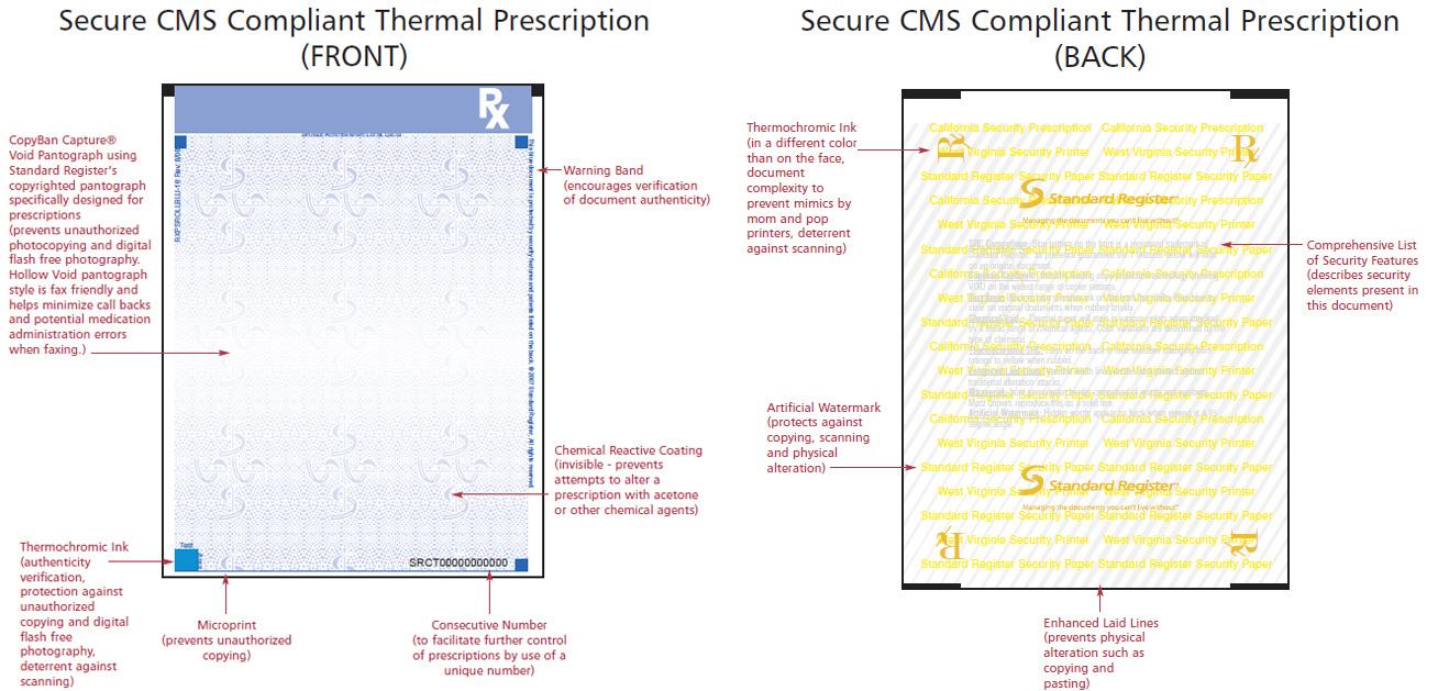 ScriptSure secure prescription paper