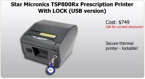 Star Micronics Printer with Lock